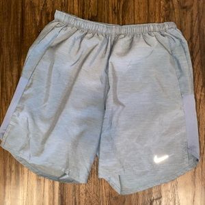 Medium Grey Nike 6” Inseam Running Shorts with Liner